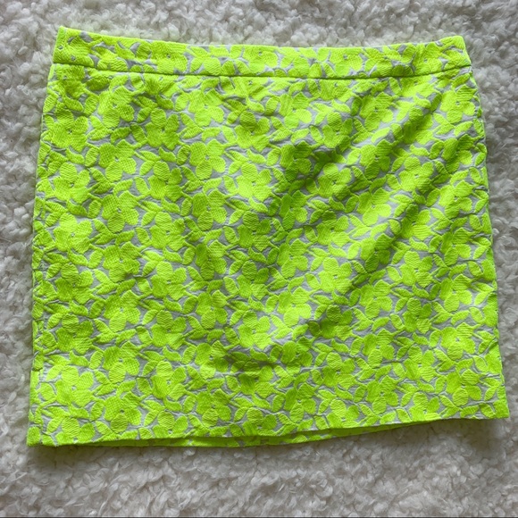 J. Crew Dresses & Skirts - J. Crew Neón embroidered skirt